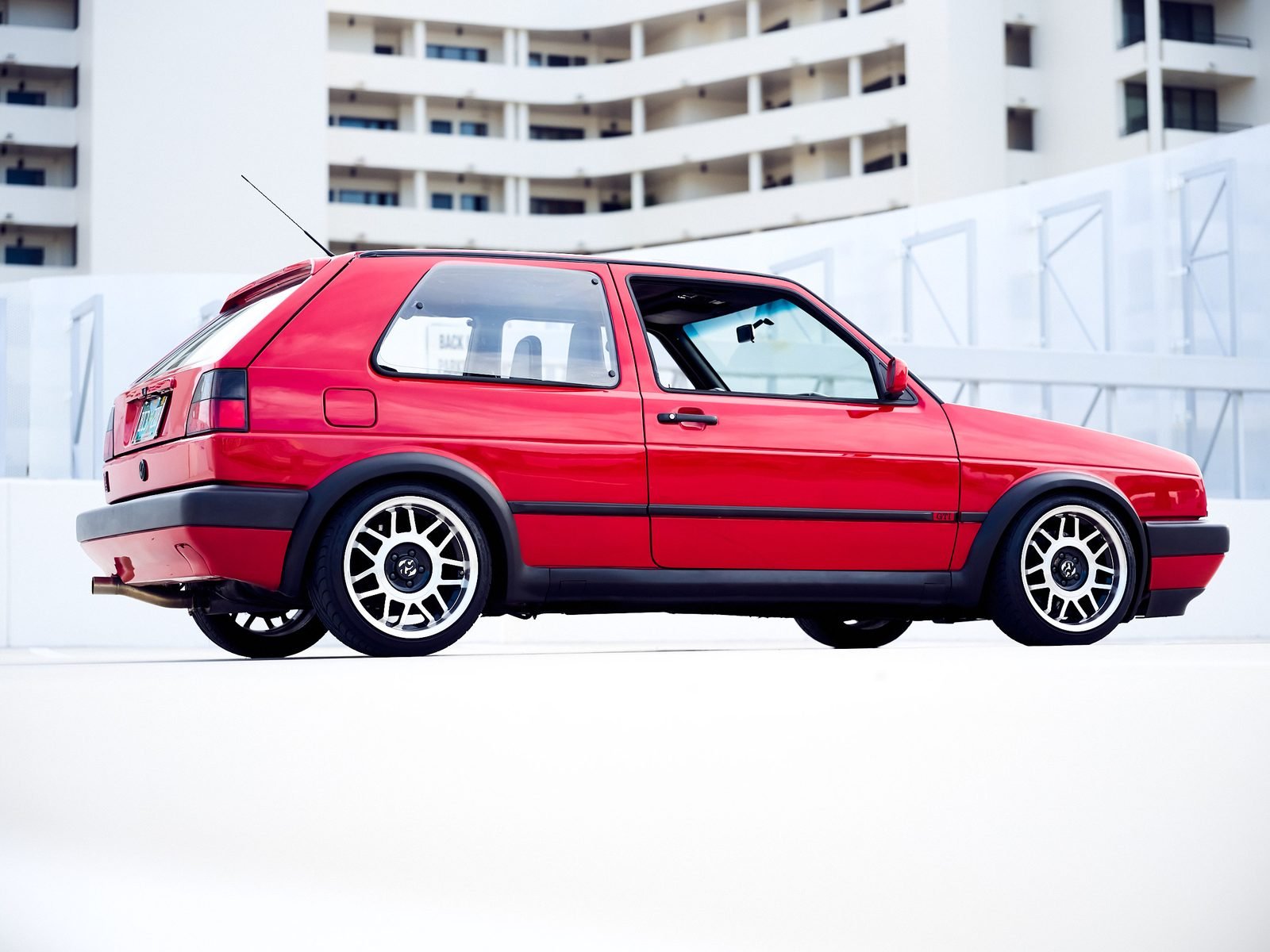 Red Volkswagen MK2 GTI